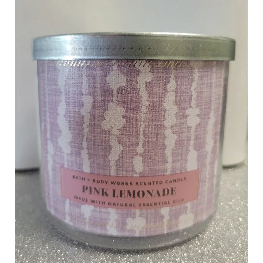 Bath and Body Works Pink Lemonade 3-wick candle